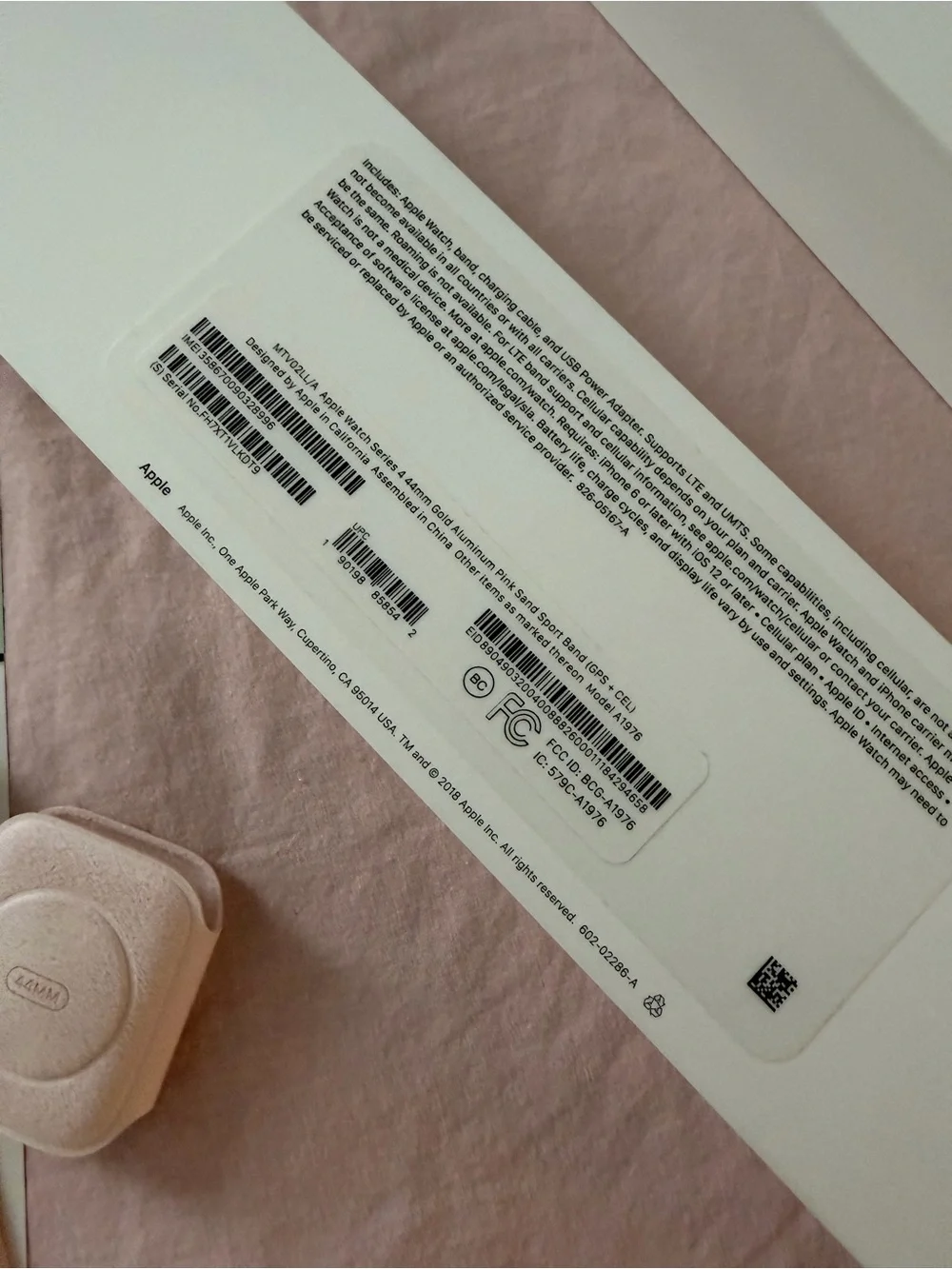 Apple Watch Series 4 44mm Rose Gold GPS and Cell
